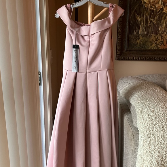 Ieena  for MacDuggal pale pink gown sz 10 - Picture 5 of 8